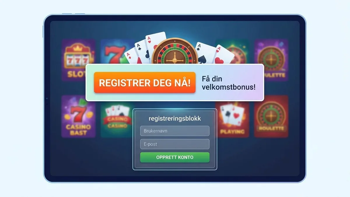 Registrering med bonus